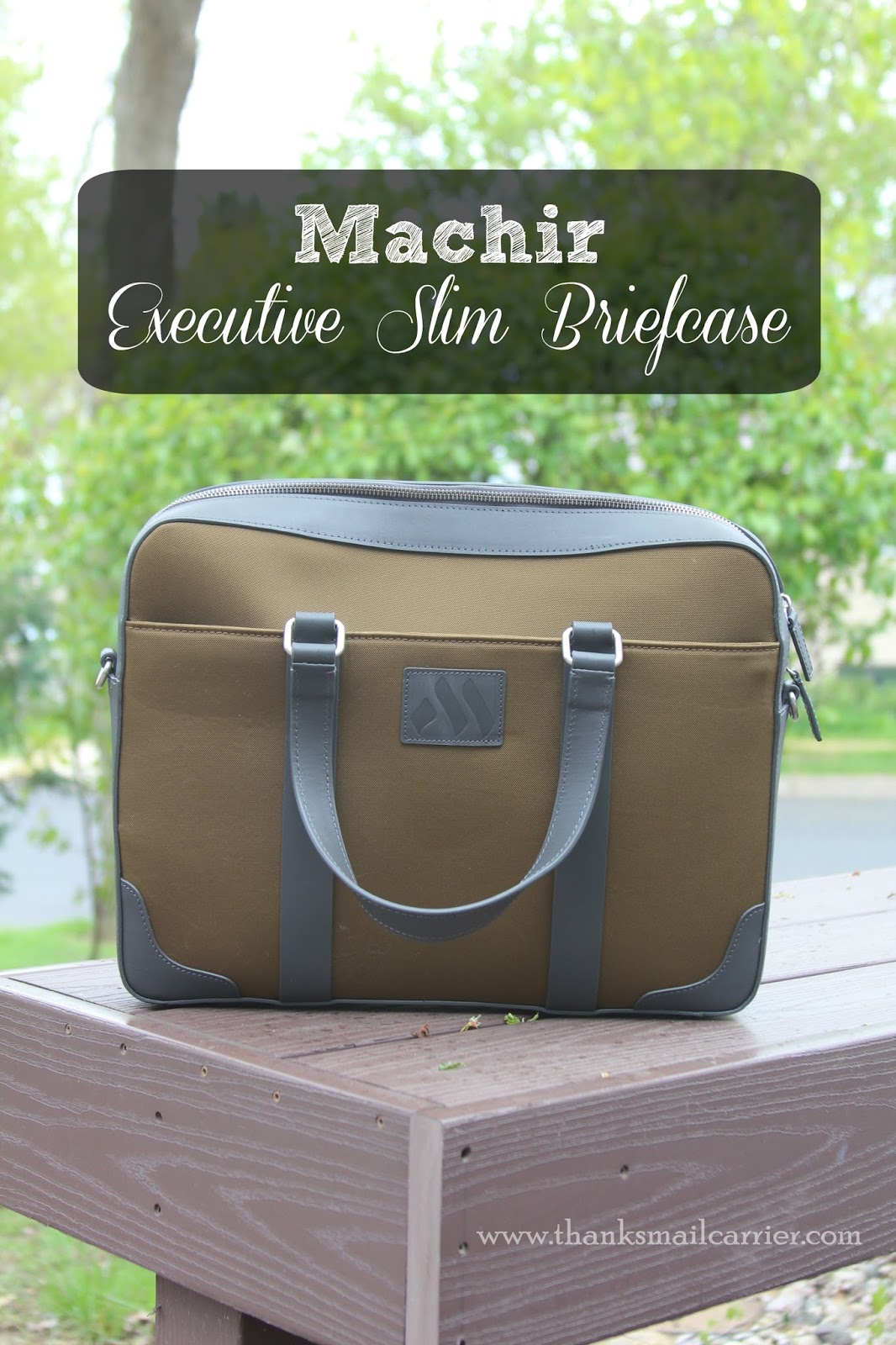Machir Executive Slim Briefcase