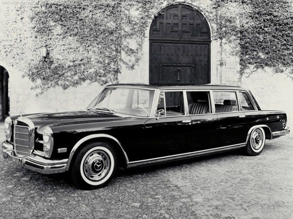 I really like old school Mercedes limo's especially Pullman 600's