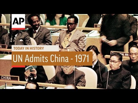 Today in History: U.N. General Assembly voted to admit China to the United Nations and to expel Taiwan