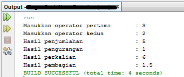 output java perhitungan sederhana