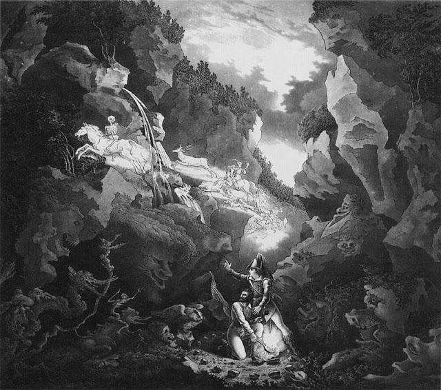 Weber: Der_Freischütz -  Design for the Wolf's Glen scene - Weimar, 1822