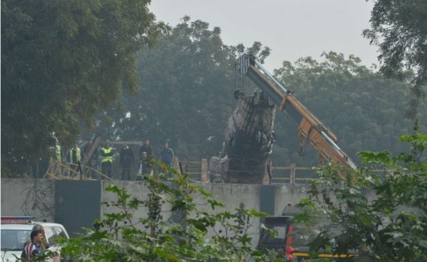 Nahas kapal terbang 10 mati di kawasan Dwarka Delhi, India