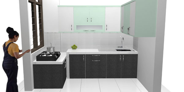 dapur minimalis type 36