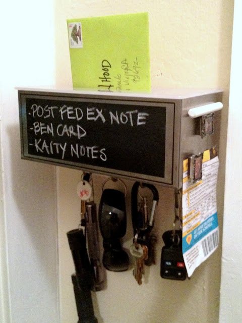 A "Don't Forget" Mail Organizer
