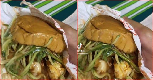 VIRAL Pemuda Lapar Tengah Malam Beli Burger, Tapi Terkejut Lihat Bentuknya seperti Rujak: Wow!