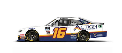 AJ Allmendinger will drive the No. 16 Action Industries Chevrolet.