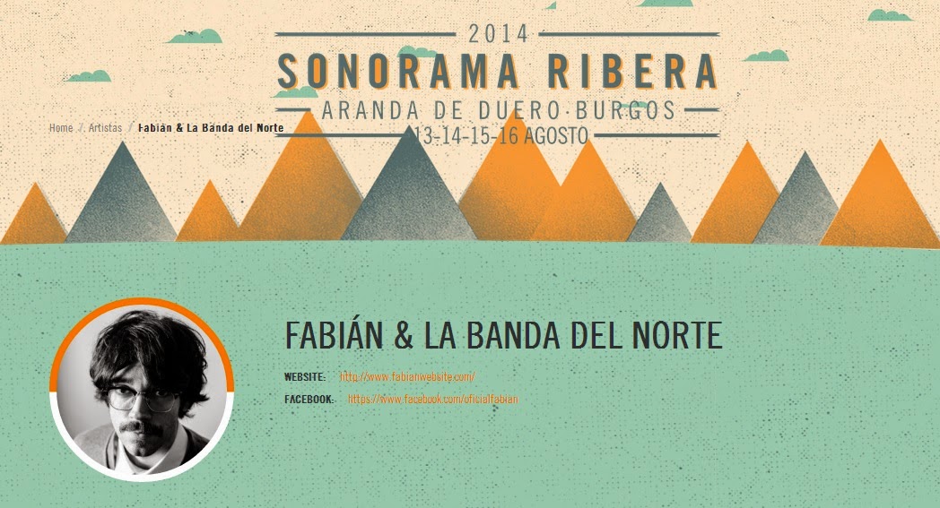 Fabián & La Banda del Norte en Sonorama 2014