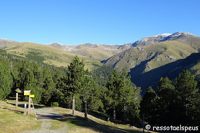 El Puigmal des del collet de les Barraques