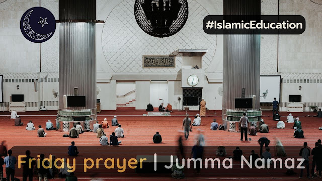 Muslims are praying Friday prayer Jumma namaz