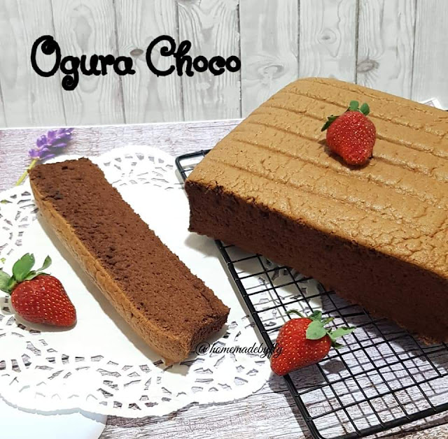 Resep Ogura Choco Cake lembut Kreasi Ibu