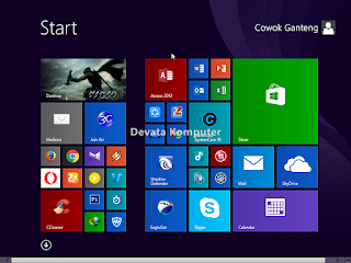 Gambar 4 - Cara Mengembalikan Start Screen Windows 8/8.1 ke Keadaan Awal