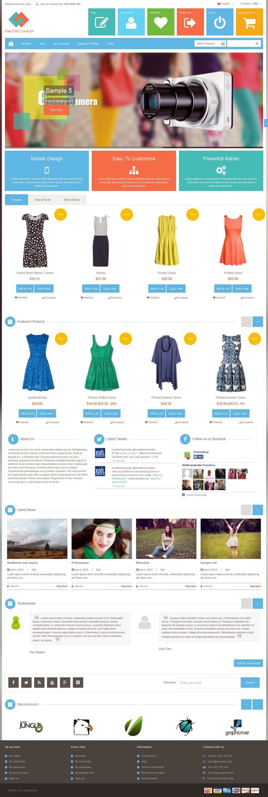 Prestashop themeforest