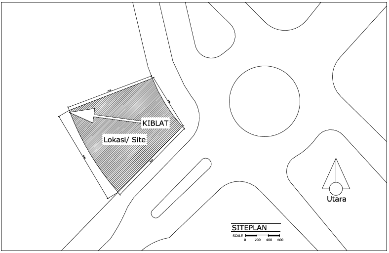 Al-Hakim, Desain MASJID 2 LANTAI di Permata Legenda Bekasi 