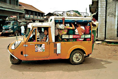 inner city public traffic a bit tight