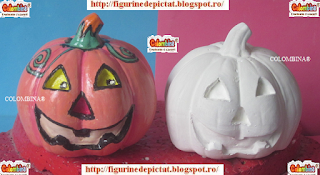 figurine  dovleci halloween de pictat colombina