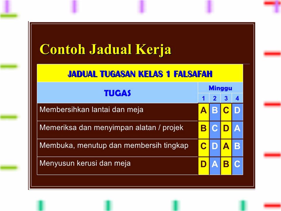 KHB ERT JADUAL KERJA