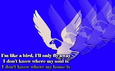 I'm Like A Bird - Nelly Furtado Song Lyric Quote in Text Image