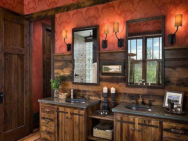 Rustic Bathroom Design Idea