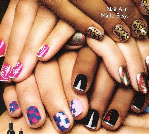 Easy Nail Art Pen Designs