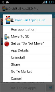 Move Apps To SD Card With DroidSail Super App2SD PRO - ROOT