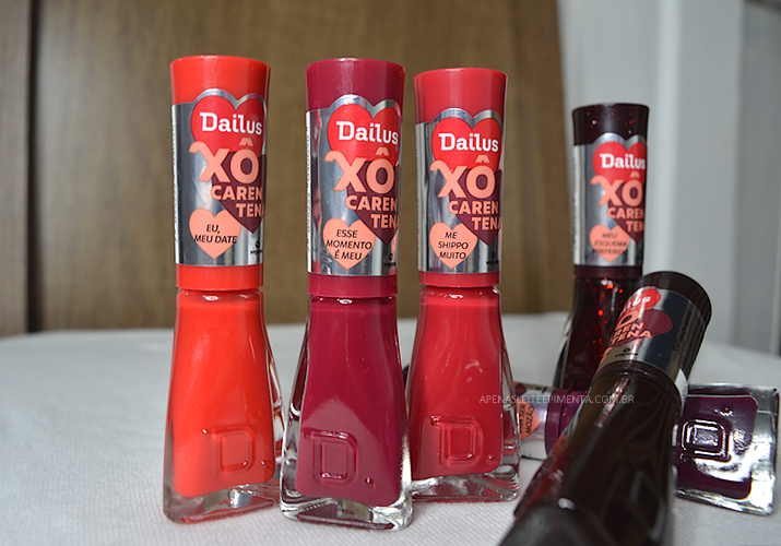 Coleção de Esmaltes Xô Carentena da Dailus