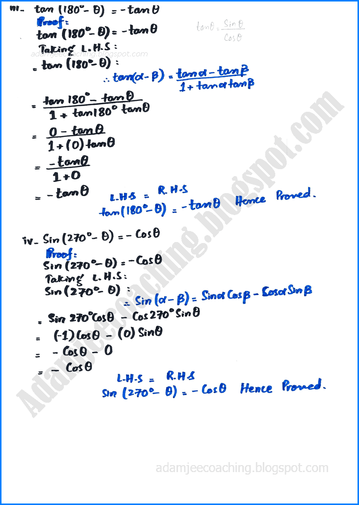 trigonometric-identities-of-sum-and-difference-of-angles-exercise-10-1-mathematics-11th