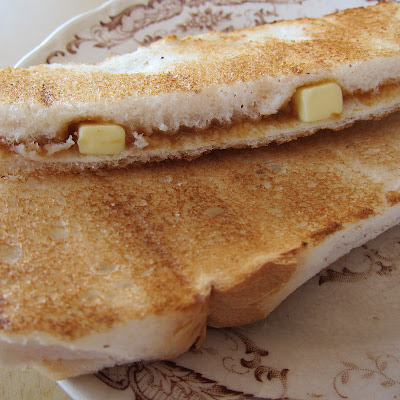 Kaya and Butter Toast @ Kheng Guan Hiong Kopitiam in Pontian, Johor