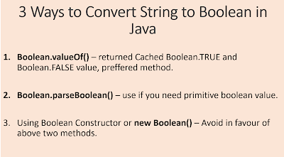 3 Ways to convert String to Boolean in Java? Examples