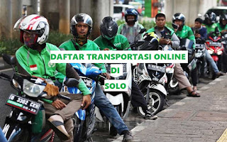 Daftar Transportasi Online Di Solo