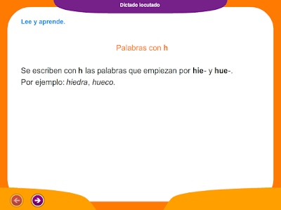 http://www.ceiploreto.es/sugerencias/juegos_educativos_4/5/5_Dictado_palabras_con_h/index.html