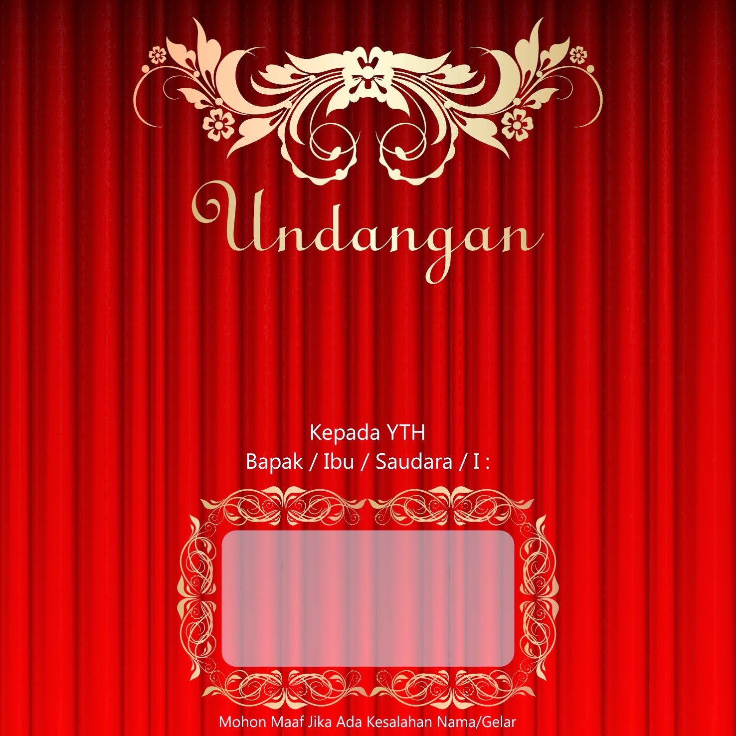 Baground Undangan  Pernikahan  kulo Art