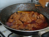 rendang padang tahap awal 