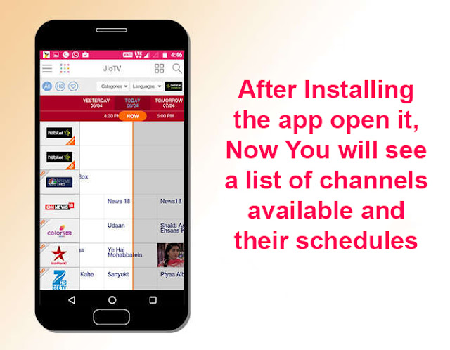 JioTv app