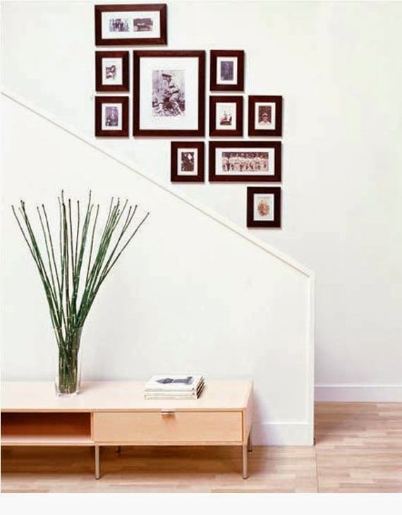 50 Creative Staircase  Wall  decorating ideas  art frames 