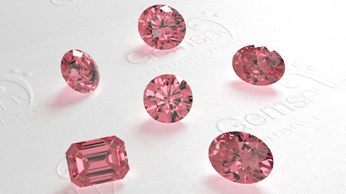 loose pink tourmaline gemstones