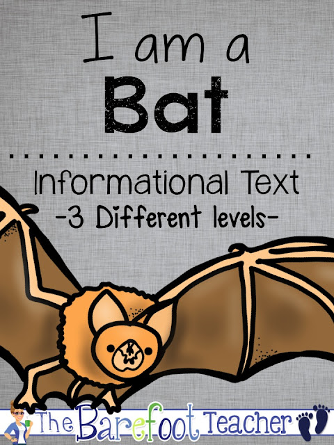 With Halloween right around the corner, now is a perfect time for your Preschool, Kindergarten, or First grade kids to be learning about nocturnal animals! If you're looking for fall activities for kids, these Bats, Owls, & Spiders differentiated readers are a perfect additional to the other activities, crafts, and ideas you have planned for your class this fall. Help your students develop confidence in their reading abilities while learning about bats at the same time. In addition, the last page of each reader incorporates writing practice as students recall facts that they learned in the reader. 