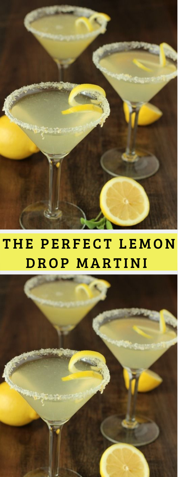 THE PERFECT LEMON DROP MARTINI #Drink #Cocktail