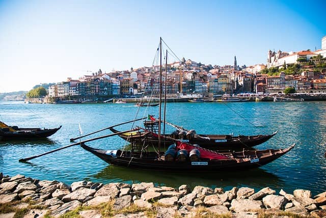 Panorámica de Oporto, tercera ciudad de Portugal.