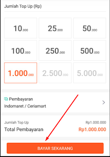 cara mengisi shopeepay