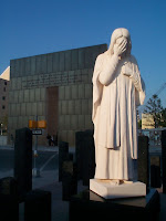 Statue across from the site of the Oklahoma City bombing