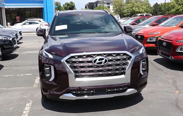 The electronic gear shift will automatically from 2020 Hyundai Palisade