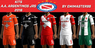 Kits Argentinos Juniors 2016-2017 Pes 2013 By Emimaster96