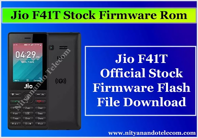 LYF Jio F41T Stock Firmware Flash File Official Latest Version