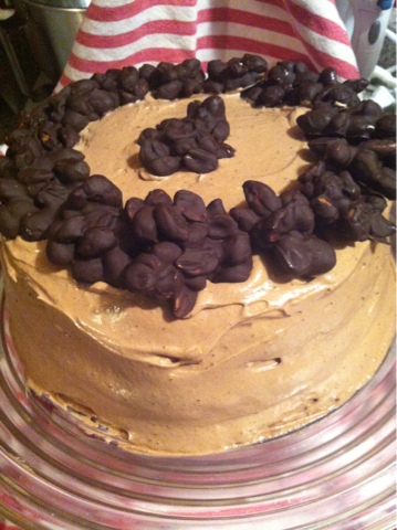 My Homemade Happiness: Recipe: Chocolate Peanut Butter Cake