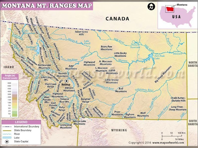 Valley Of The Bears Montana Map