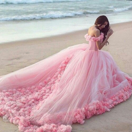 Pink wedding Dress