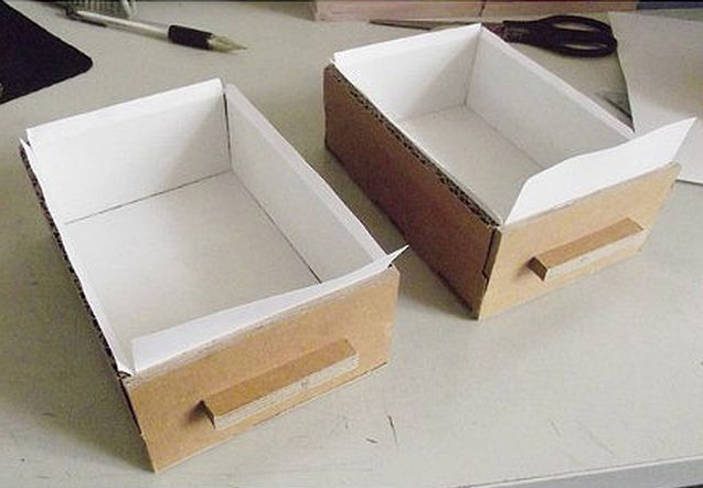 Cara Membuat Rak  Alat Tulis Dari  Kotak  Yang COOL 
