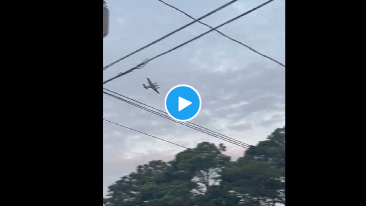 Pilot threatens to crash hijacked plane into Walmart in Tupelo, Mississippi video