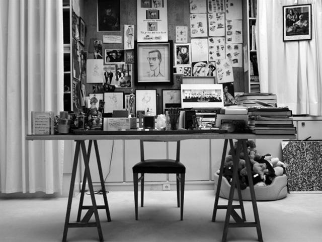 Yves Saint Laurent's desk by 2011