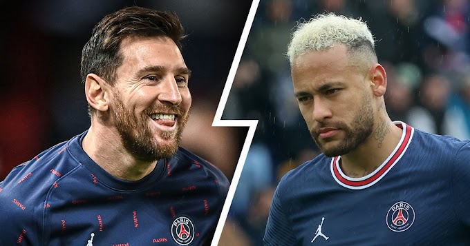 PSG set to keep Messi for another season, open to selling Neymar